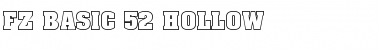 Download FZ BASIC 52 HOLLOW Font Download FZ BASIC 52 HOLLOW Font