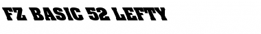 Download FZ BASIC 52 LEFTY Font Download FZ BASIC 52 LEFTY Font
