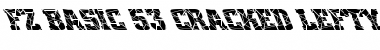 Download FZ BASIC 53 CRACKED LEFTY Font Download FZ BASIC 53 CRACKED LEFTY Font