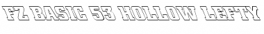 Download FZ BASIC 53 HOLLOW LEFTY Font Download FZ BASIC 53 HOLLOW LEFTY Font