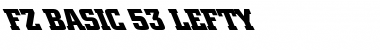Download FZ BASIC 53 LEFTY Font Download FZ BASIC 53 LEFTY Font