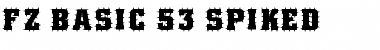 Download FZ BASIC 53 SPIKED Font Download FZ BASIC 53 SPIKED Font