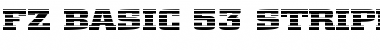 Download FZ BASIC 53 STRIPED EX Font Download FZ BASIC 53 STRIPED EX Font