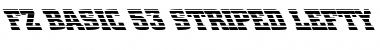 Download FZ BASIC 53 STRIPED LEFTY Font Download FZ BASIC 53 STRIPED LEFTY Font