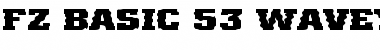 Download FZ BASIC 53 WAVEY EX Font Download FZ BASIC 53 WAVEY EX Font