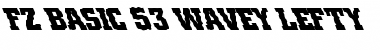 Download FZ BASIC 53 WAVEY LEFTY Font Download FZ BASIC 53 WAVEY LEFTY Font