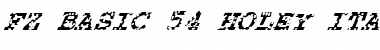Download FZ BASIC 54 HOLEY ITALIC Font Download FZ BASIC 54 HOLEY ITALIC Font