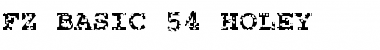 Download FZ BASIC 54 HOLEY Font Download FZ BASIC 54 HOLEY Font