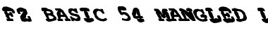 Download FZ BASIC 54 MANGLED LEFTY Font Download FZ BASIC 54 MANGLED LEFTY Font