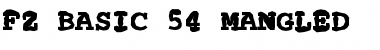 Download FZ BASIC 54 MANGLED Font Download FZ BASIC 54 MANGLED Font