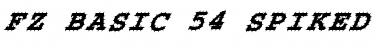 Download FZ BASIC 54 SPIKED ITALIC Font Download FZ BASIC 54 SPIKED ITALIC Font