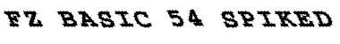 Download FZ BASIC 54 SPIKED LEFTY Font Download FZ BASIC 54 SPIKED LEFTY Font