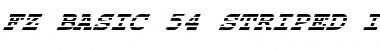 Download FZ BASIC 54 STRIPED ITALIC Font Download FZ BASIC 54 STRIPED ITALIC Font