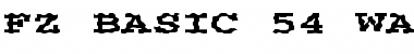 Download FZ BASIC 54 WAVEY EX Font Download FZ BASIC 54 WAVEY EX Font