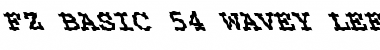 Download FZ BASIC 54 WAVEY LEFTY Font Download FZ BASIC 54 WAVEY LEFTY Font