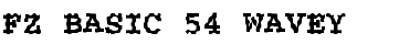 Download FZ BASIC 54 WAVEY Font Download FZ BASIC 54 WAVEY Font