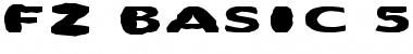 Download FZ BASIC 55 MANGLED EX Font Download FZ BASIC 55 MANGLED EX Font