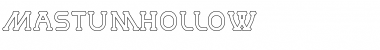 Download MastumHollow Font Download MastumHollow Font