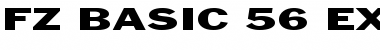 Download FZ BASIC 56 EX Font Download FZ BASIC 56 EX Font