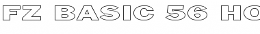 Download FZ BASIC 56 HOLLOW EX Font Download FZ BASIC 56 HOLLOW EX Font