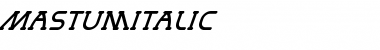 Download MastumItalic Font Download MastumItalic Font