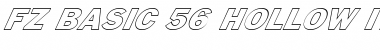 Download FZ BASIC 56 HOLLOW ITALIC Font Download FZ BASIC 56 HOLLOW ITALIC Font