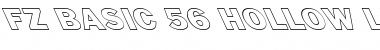Download FZ BASIC 56 HOLLOW LEFTY Font Download FZ BASIC 56 HOLLOW LEFTY Font