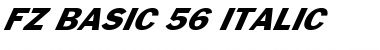 Download FZ BASIC 56 ITALIC Font Download FZ BASIC 56 ITALIC Font