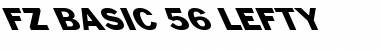 Download FZ BASIC 56 LEFTY Font Download FZ BASIC 56 LEFTY Font