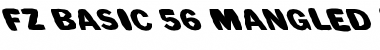 Download FZ BASIC 56 MANGLED LEFTY Font Download FZ BASIC 56 MANGLED LEFTY Font