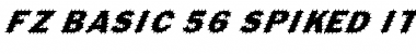 Download FZ BASIC 56 SPIKED ITALIC Font Download FZ BASIC 56 SPIKED ITALIC Font