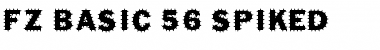 Download FZ BASIC 56 SPIKED Font Download FZ BASIC 56 SPIKED Font