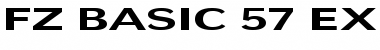 Download FZ BASIC 57 EX Font Download FZ BASIC 57 EX Font