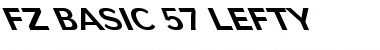 Download FZ BASIC 57 LEFTY Font Download FZ BASIC 57 LEFTY Font