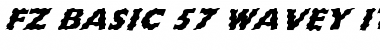 Download FZ BASIC 57 WAVEY ITALIC Font Download FZ BASIC 57 WAVEY ITALIC Font