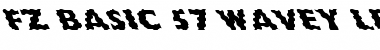 Download FZ BASIC 57 WAVEY LEFTY Font Download FZ BASIC 57 WAVEY LEFTY Font