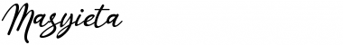 Download Masyieta Font Download Masyieta Font