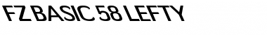 Download FZ BASIC 58 LEFTY Font Download FZ BASIC 58 LEFTY Font