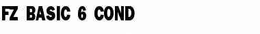 Download FZ BASIC 6 COND Font Download FZ BASIC 6 COND Font