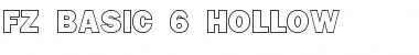 Download FZ BASIC 6 HOLLOW Font Download FZ BASIC 6 HOLLOW Font
