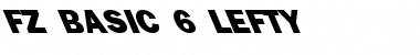 Download FZ BASIC 6 LEFTY Font Download FZ BASIC 6 LEFTY Font
