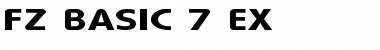 Download FZ BASIC 7 EX Font Download FZ BASIC 7 EX Font