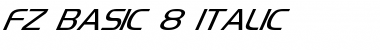 Download FZ BASIC 8 ITALIC Font Download FZ BASIC 8 ITALIC Font