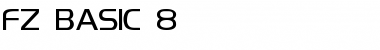 Download FZ BASIC 8 Font Download FZ BASIC 8 Font