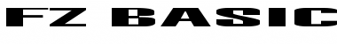 Download FZ BASIC 9 EX Font Download FZ BASIC 9 EX Font