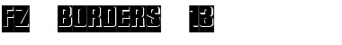 Download FZ BORDERS 13 Font Download FZ BORDERS 13 Font
