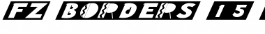 Download FZ BORDERS 15 ITALIC Font Download FZ BORDERS 15 ITALIC Font