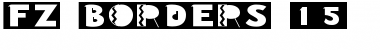 Download FZ BORDERS 15 Font Download FZ BORDERS 15 Font