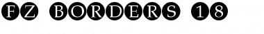 Download FZ BORDERS 18 Font Download FZ BORDERS 18 Font
