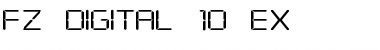 Download FZ DIGITAL 10 EX Font Download FZ DIGITAL 10 EX Font